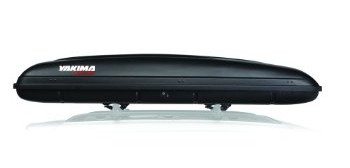 Side view of the Yakima Rocketbox 11 roof top box